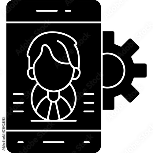 Mobile Phone Icon Vector Element