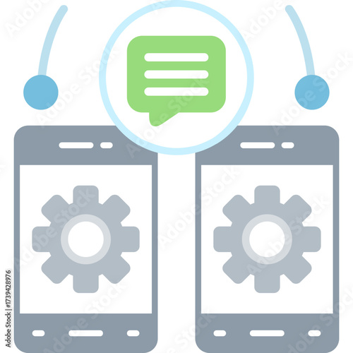 Communication Icon Vector Element