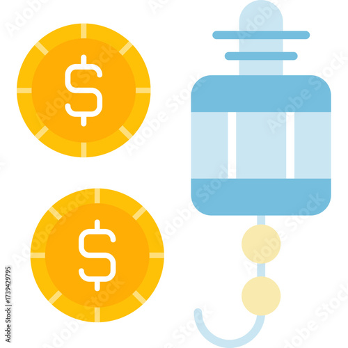 Fishing Icon Vector Element