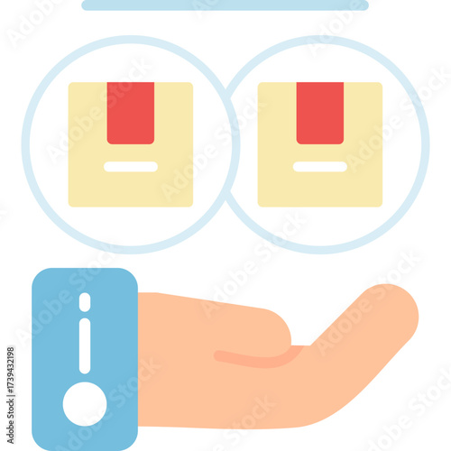 Package Icon Vector Element