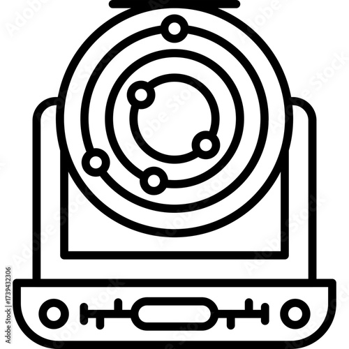 Solar System Icon Vector Element