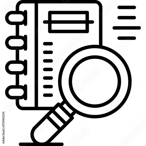 Study Icon Vector Element