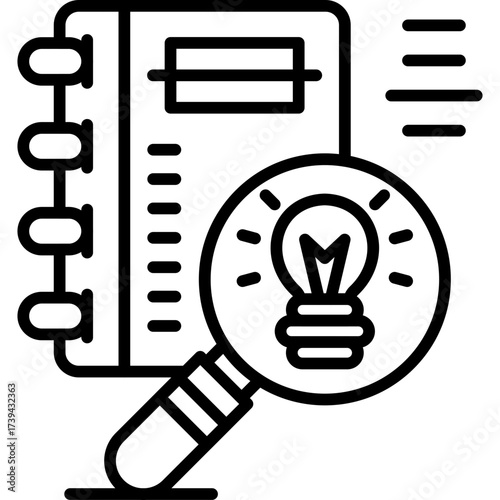 Study Icon Vector Element