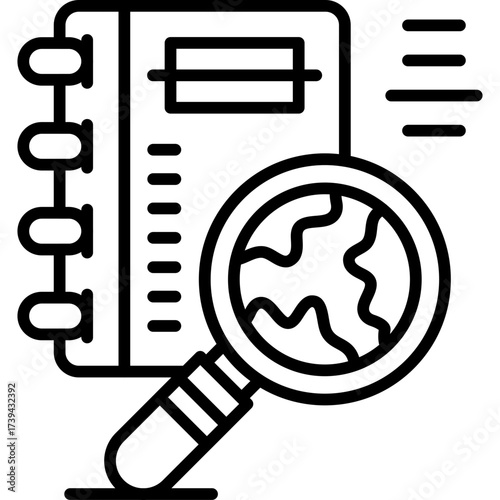 Geography Icon Vector Element