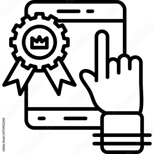Graduation Icon Vector Element