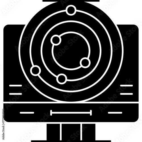 Solar System Icon Vector Element