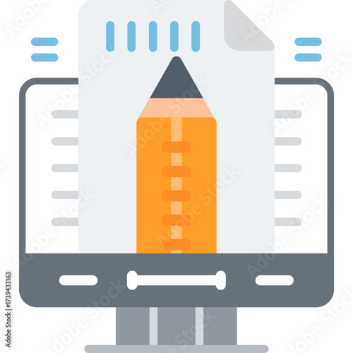 Exam Icon Vector Element
