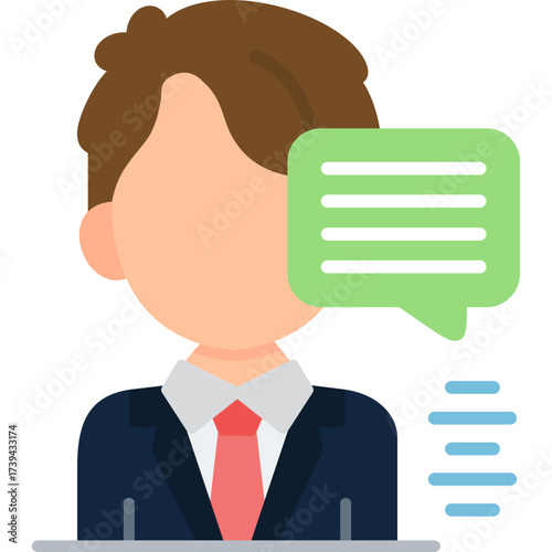 Teach Icon Vector Element
