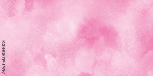 Pink watercolor background painting with abstract fringe and bleed paint drips and drops,Watercolor brush strokes. Rose. Flower backdrop.Artistic hand paint. Isolated on transparent background.