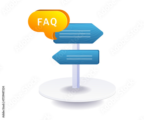life journey questions and answers illustration concept
