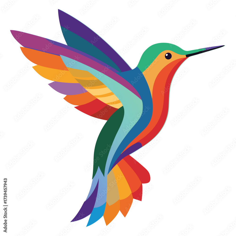 Obraz premium hamingbard Adobe Illustrator Artwork