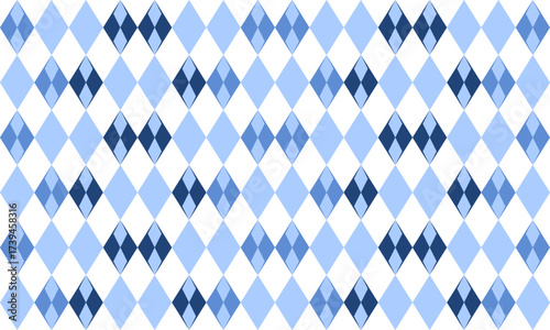 light Blue tone diamond checkerboard repeat pattern, replete image, design for fabric printing, print patter, rectangle square