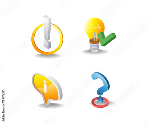 Illustration bundle themed business ideas information
