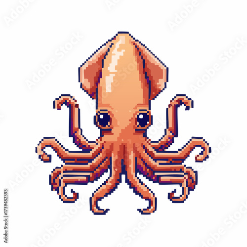 Pixel Squid – Deep Ocean Guardian