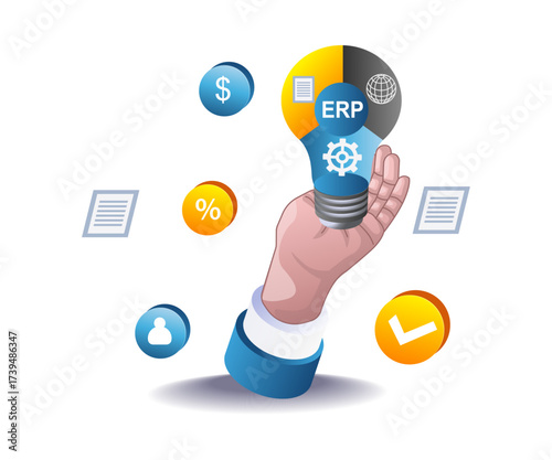 enterprise resource planning system for business management