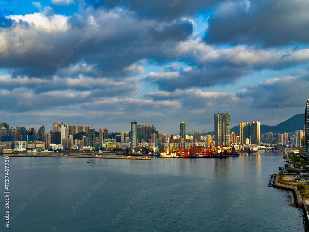 Fototapeta premium Skyline von Hongkong, China