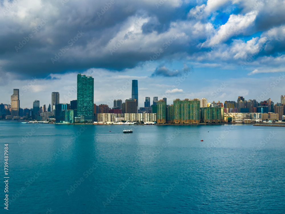 Fototapeta premium Skyline von Hongkong, China