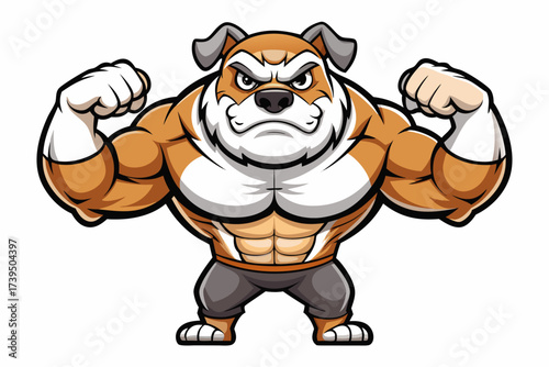 A funny cartoon baby tiger character with a big smile, a cute vector illustration of a wild striped cat cub