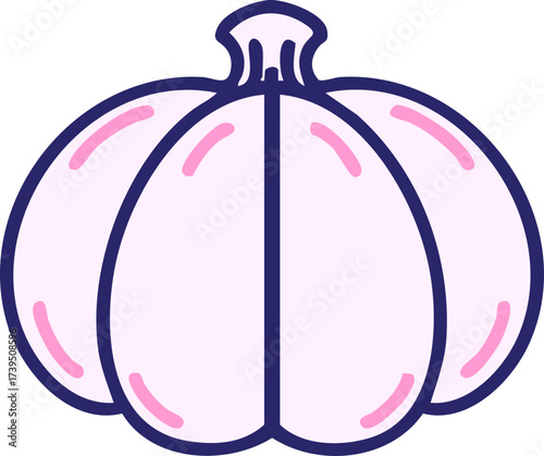 japanese culinary kabocha pumpkin squash in bright neon color