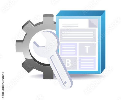content creation process with digital article data and web publishing tools
