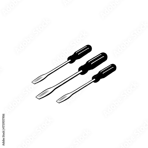 vector icon of screwdriver,symbol design
