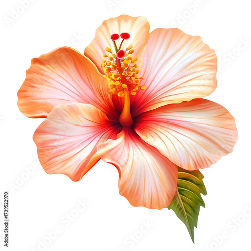 Elegant Margarita Flower on White and Transparent Background