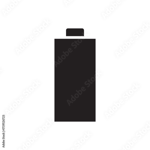 Solid Battery Power Storage Electric Simple Glyph Icon