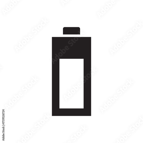 Low Battery Charge Power Simple Energy Solid Icon