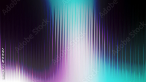 Ripple gradient background design. Modern distortion ripple glass texture effect. Abstract fractal effect ribbed glass texture with vibrant gradients smooth fluted horizontal vector bg.