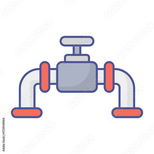 as pipeline Vector icon which can easily modify or edit