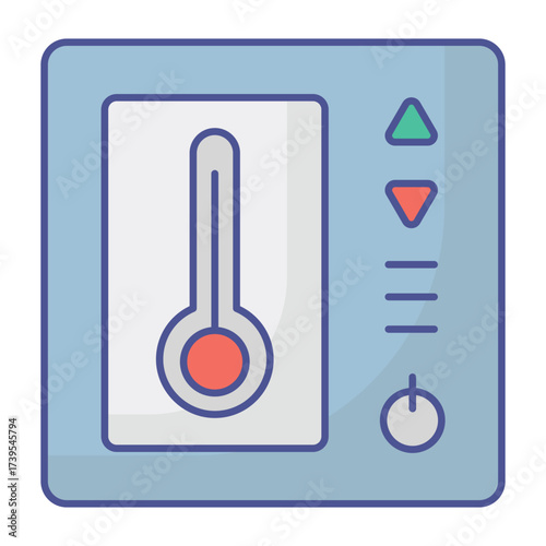 Central heating Vector icon which can easily modify or edit