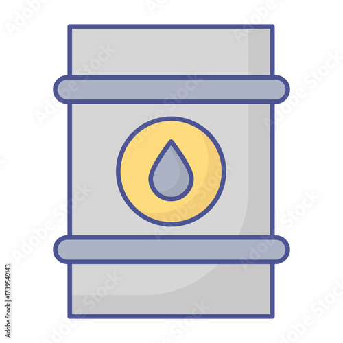 Crude oil Vector icon which can easily modify or edit