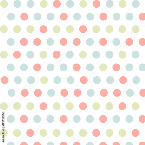 Polka dots pastel colours background. Holiday background, web icon, symbol, sign, romantic wedding, love card - vector abstract background 