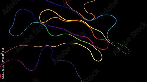 Rainbow Dynamic Lines