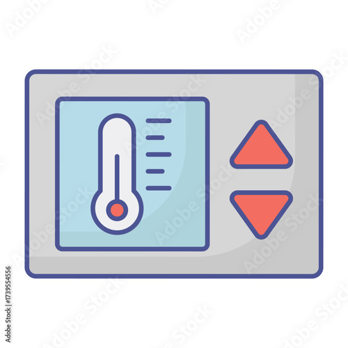 Central heating Vector icon which can easily modify or edit