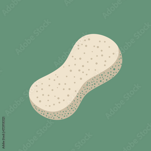 Natural Loofah Sponge for Exfoliation and Cleaning.