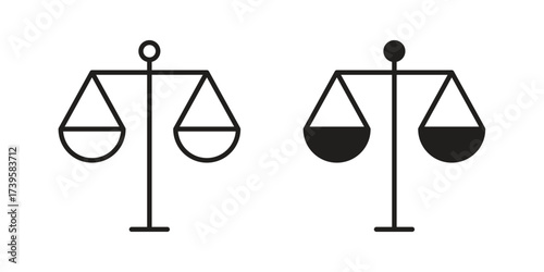 Ethics icon flat black and white logo