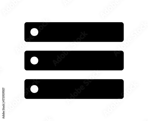 Storage icon. Database, Server symbol