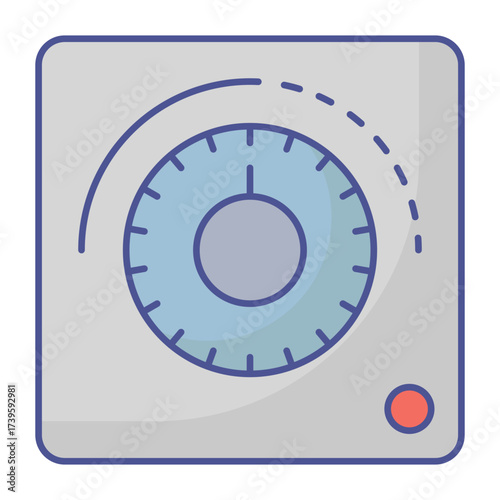 Central heating Vector icon which can easily modify or edit
