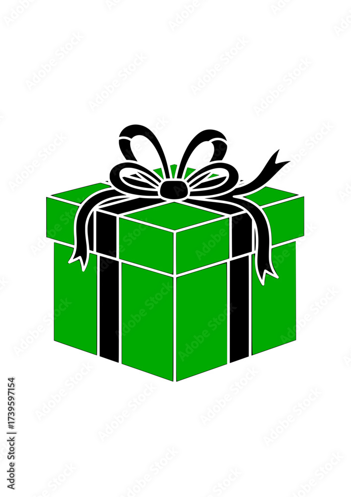 Obraz premium Gift box icon