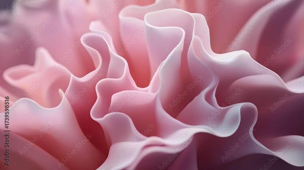 Obraz premium Abstract Pink Fluid Waves Texture Background