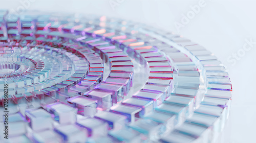 Abstract metallic swirl with silver and blue tones background.