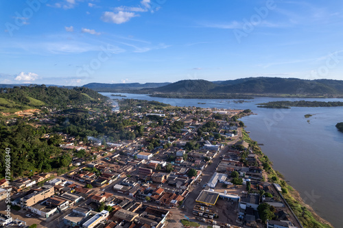 Photos Beautiful view of the city of São Félix do Xingu skyline and the Xingu River in the Amazon rainforest