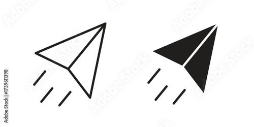 Free Download send Message icon flat black and white logo - GFXLoad