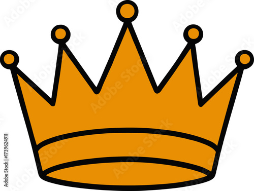 Gold Crown Adobe Illustrator AI Source File – Fully Editable & Convertible (EPS, SVG, PNG, JPEG, DXF, PDF)