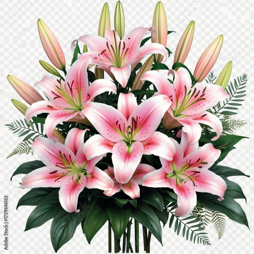 bouquet of lilies
