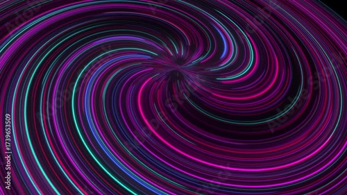 colorful abstact neon animation