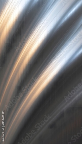 Abstract Metallic Texture: A close-up shot of a metallic surface, highlighting its intricate texture with a dynamic interplay of light and shadow, creating a sense of depth and dimension. 