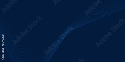 Premium background design with diagonal dark blue line pattern. Vector horizontal template for digital lux business banner, formal invitation, luxury voucher