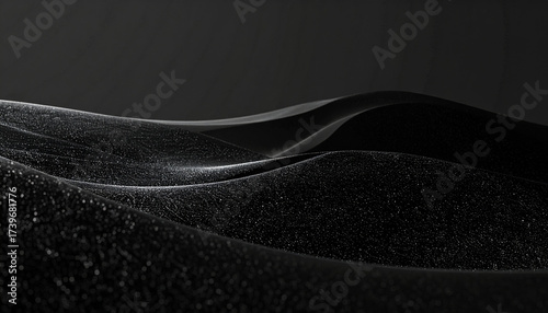 Tapety artystyczne 繊細な質感が際立つフラットブラックの上品背景 – Elegant Flat Black Background with Subtle Grain Texture